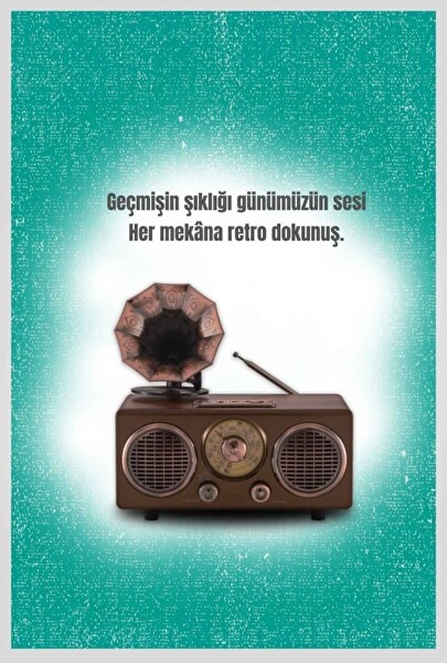 Başkenttekno D89 Nostaljik Retro Radyo Kablosuz TF Kart-FM-AM-SW Bluetooth Hoparlör