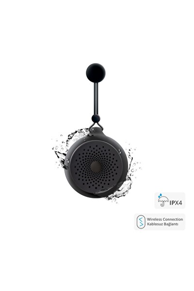 Piranha 7843 Suya Dayanıklı TWS IPX4 Şarjlı Taşınabilir Bluetooth Hoparlör