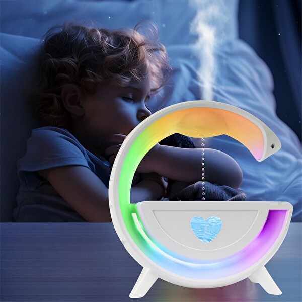 Çeşithane Y13 Anti Yerçekimi Su Damlası RGB LED 300ML Nemlendirici Bluetooth Hoparlör