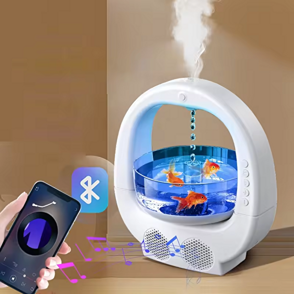 Çeşithane Y11 Anti Yerçekimi RGB LED Işıklı IPX5 Nemlendirici Bluetooth Hoparlör