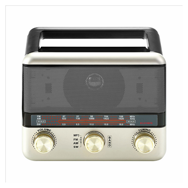 Çeşithane EC-2110BT USB-TF-FM-AM-SW Taşınabilir Retro Radyo Tasarımlı Bluetooth Hoparlör