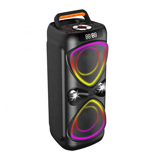 Çeşithane ABS-4219 Taşınabilir Bluetooth Hoparlör RGB Işıklı Mikrofonlu Karaoke Speaker