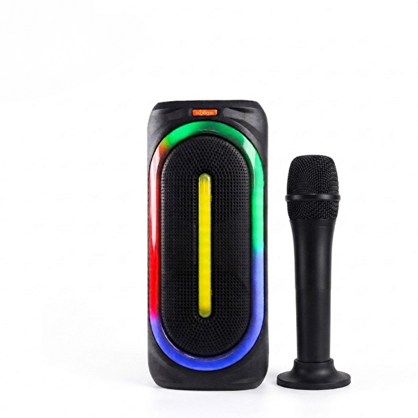 Çeşithane MS-2038BT-W RGB Işıklı Mikrofonlu Bluetooth Hoparlör Karaoke Özellikli Taşınabilir Speaker