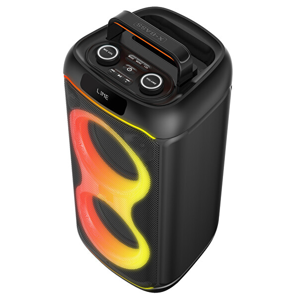 Başkenttekno GD-2608 Dijital LED Göstergeli FM Radyolu Mikrofonlu RGB TWS Çift 6.5