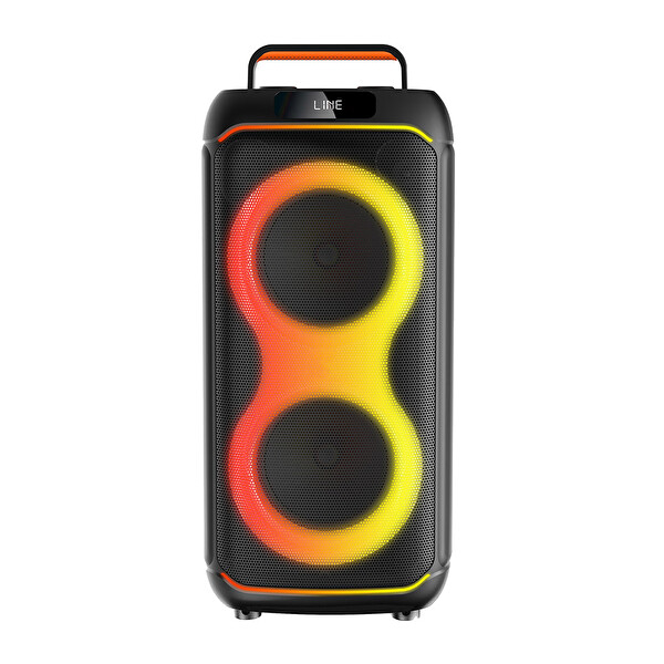 Başkenttekno GD-2608 Dijital LED Göstergeli FM Radyolu Mikrofonlu RGB TWS Çift 6.5