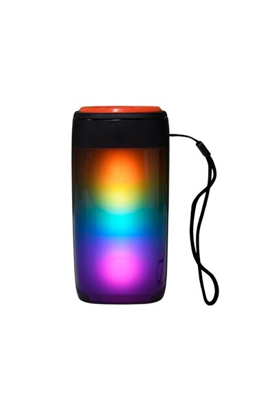 Başkenttekno GTS-1732 RGB Ledli Bluetooth Hoparlör USB-TF-FM Radyo Bluetooth Hoparlör