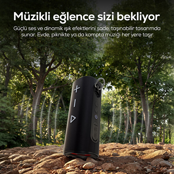 Xenon Smart Obli 4 30W RMS Işıklı 4000 mAh TWS IPX4 BT 5.3 Bluetooth Hoparlör - X6705 Standart