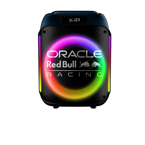 Redbull Racing Boombox 40W Rgb Işıklı Bluetooth Hoparlör Lisanslı Ürün
