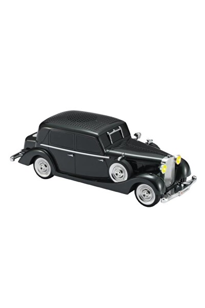 Başkenttekno D55 Retro Araba Tasarımlı 2x5W FM- USB- TF Kart Siyah Bluetooth Hoparlör