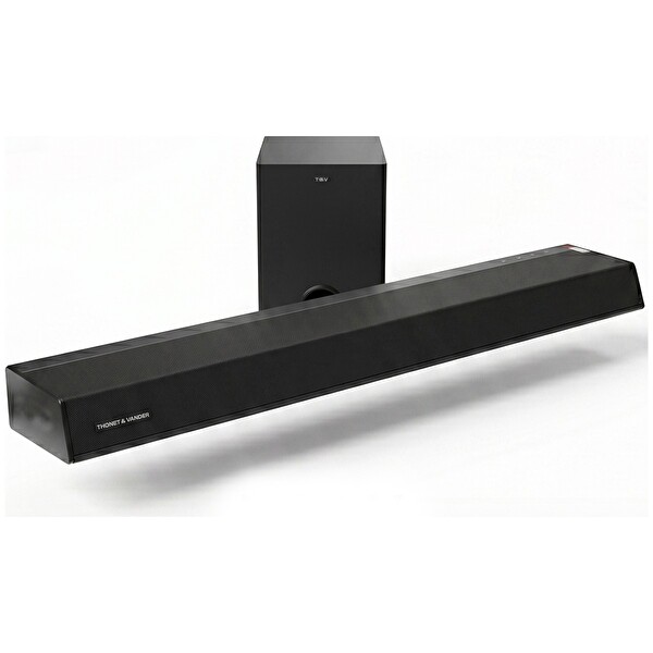 Thonet & Vander Kino Gen2 140W RMS Bluetooth HDMI 2.1 Soundbar - Kablosuz Subwoofer Uzaktan Kumandalı Ev Sinema Sistemi