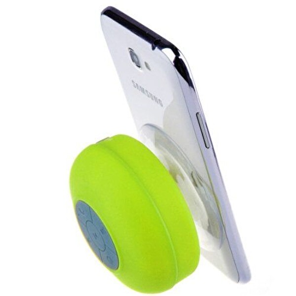 Aek-Tech Su Geçirmez Mini Bluetooth Duş Hoparlörü Yeşil