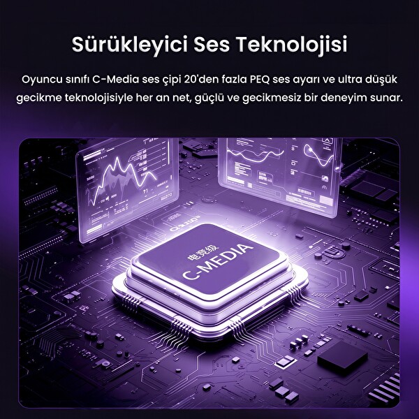 Aula GS6 PRO 10W RGB Bluetooth USB Kablolu Hoparlör Player Özellikli Oyuncu Speaker Siyah Soundbar