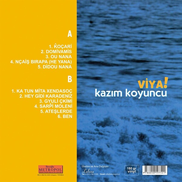 Kazım Koyuncu   Viya Plak 3