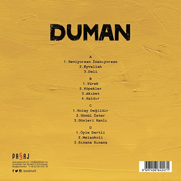 Duman - Darmaduman 2'li Plak