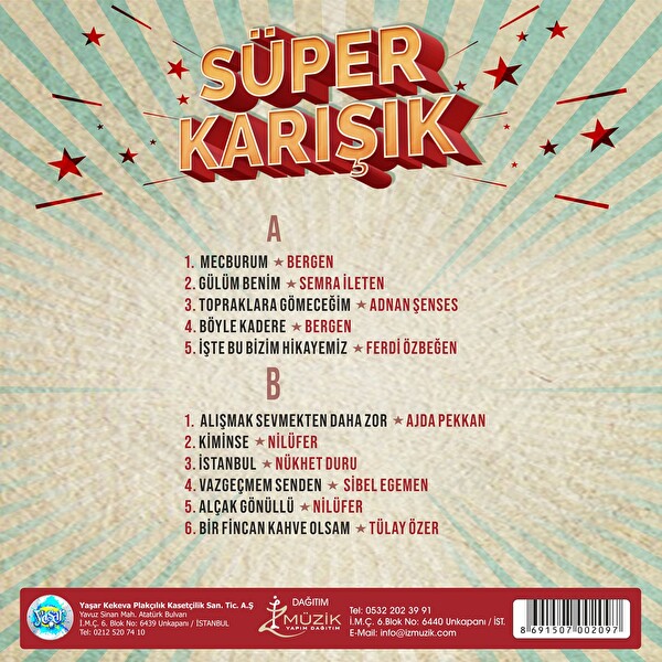Çeşitli Sanatçılar - Süper Karışık Plak