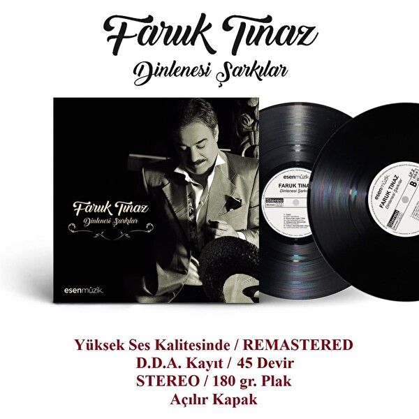 Faruk Tınaz - Dinlenesi Şarkılar 2'li Plak 45 RPM