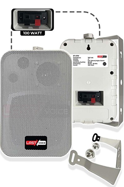 Lastvoice Double Paket-7 Anfili Duvar ve Tavan Hoparlör Seti