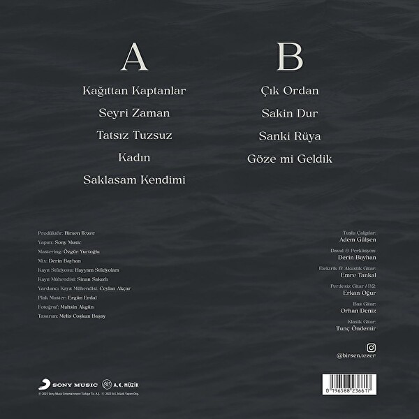 Birsen Tezer - Kağıttan Kaptanlar Plak