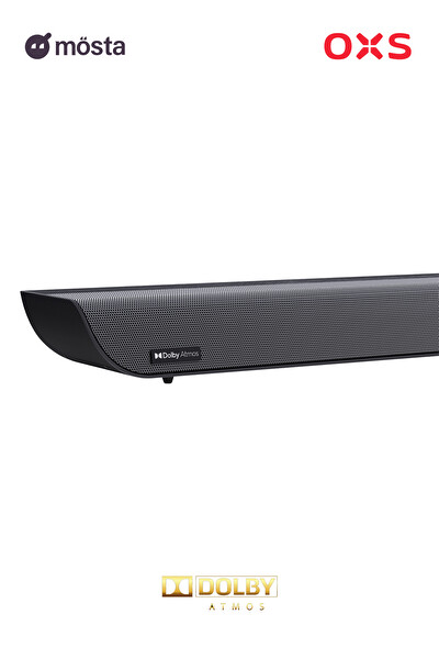 OXS S5 Dolby Atmos HDMI eARC, Dolby Atmos 3.1.2 Dahili Subwoofer Merkez Hoparlör Bluetooth ve Çok Kablolu Bağlantı 5 EQ, 4K HDR
