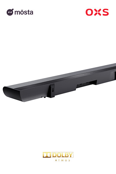 OXS S5 Dolby Atmos HDMI eARC, Dolby Atmos 3.1.2 Dahili Subwoofer Merkez Hoparlör Bluetooth ve Çok Kablolu Bağlantı 5 EQ, 4K HDR