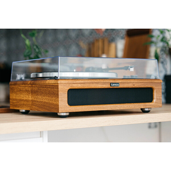 Lenco LS-410WA Ahşap Dahili Hoparlörlü Bluetooth Pikap