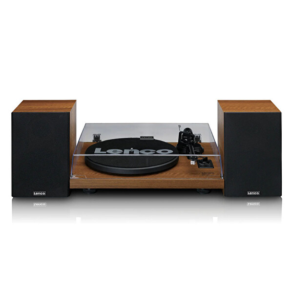Lenco LS-480WD Ahşap Harici Hoparlörlü Bluetooth Pikap