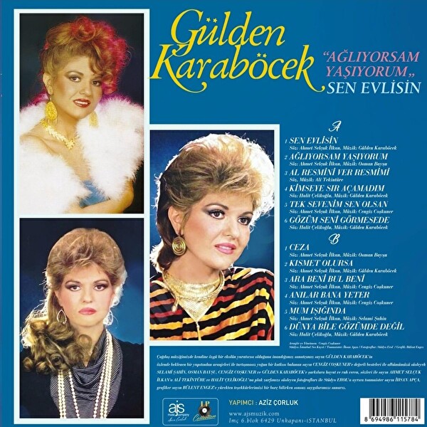 Gülden Karaböcek - Ağlıyorsam Yaşıyorum Sen Evlisin Plak