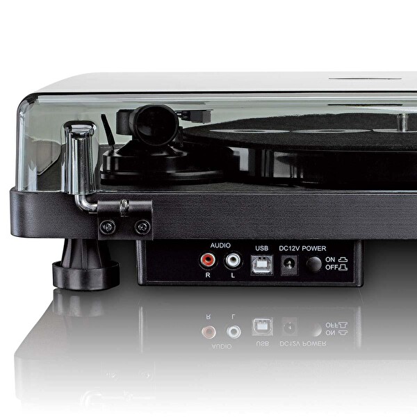 Lenco L-30BK Turntable - MMC Kartuşlu Ahşap Siyah Pikap