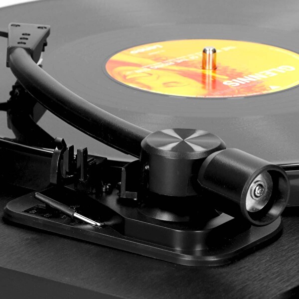 Lenco L-30BK Turntable - MMC Kartuşlu Ahşap Siyah Pikap