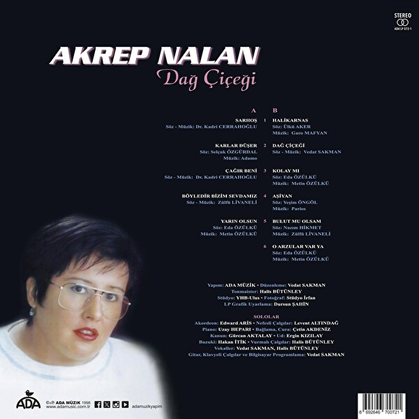 Akrep Nalan   Dağ Çiçeği Plak 2