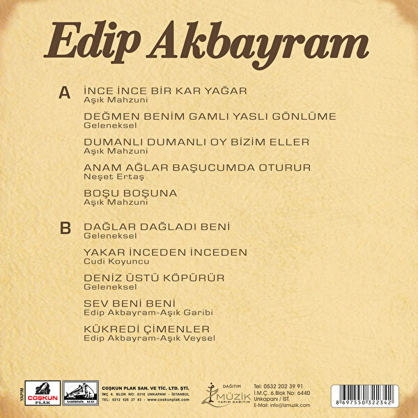 Edip Akbayram   Edip Akbayram En İyileriyle Analog Master 2