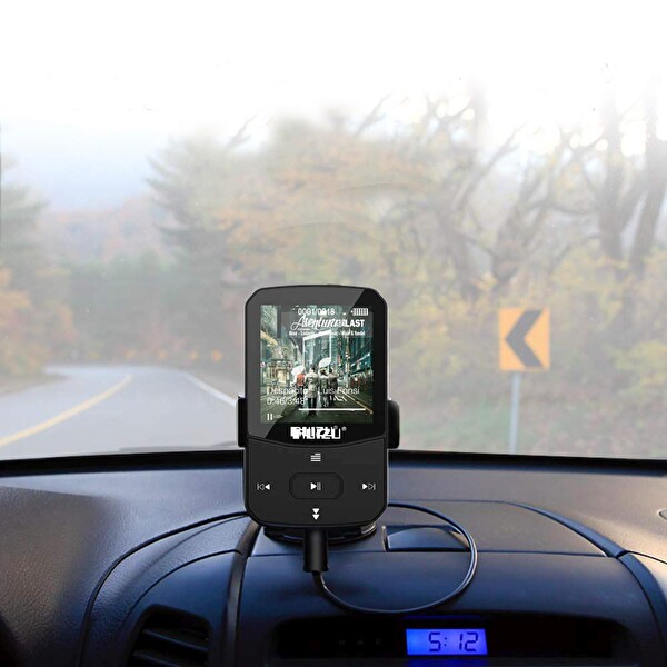 Ruizu X52 MP3 Çalar Bluetooth 5.0 8 GB FM Radyo Pedometre Saat