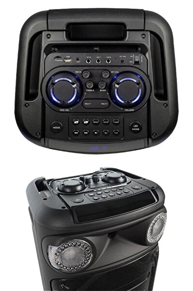 Midex MXR-1100 1100 Watt Kablosuz Mikrofonlu Şarjlı Anfisi