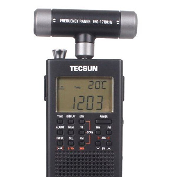 Tecsun PL-360 FM AM SW MW LW Portatif Radyo Siyah