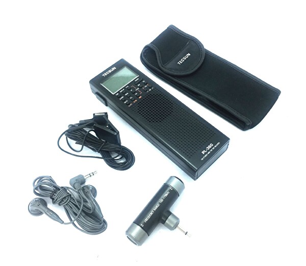 Tecsun PL-360 FM AM SW MW LW Portatif Radyo Siyah