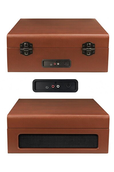 Midex MTX-420BN Nostaljik Şarjlı Bluetooth 3 Devir Pro Pikap Plak Çalar