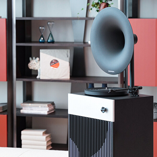 Fennessy i5 Quicksand 110W Hi-Fi Bluetooth Hoparlörlü Retro Turntable Pikap