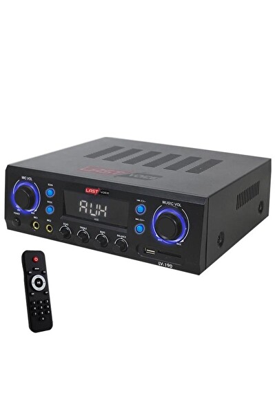 Lastvoice Black Wall Small Paket 2 Hoparlör ve Anfi Ses Sistemi Seti 1 Anfi - 4 Hoparlör