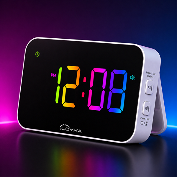 Loyka NEO RGB Renkli Dijital Mini LED Saat