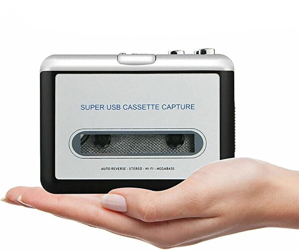Sunyoy Taşınabilir Kaset Çalar Walkman Audio Music Player Tape to MP3 Converter Mixtape/Kaseti MP3