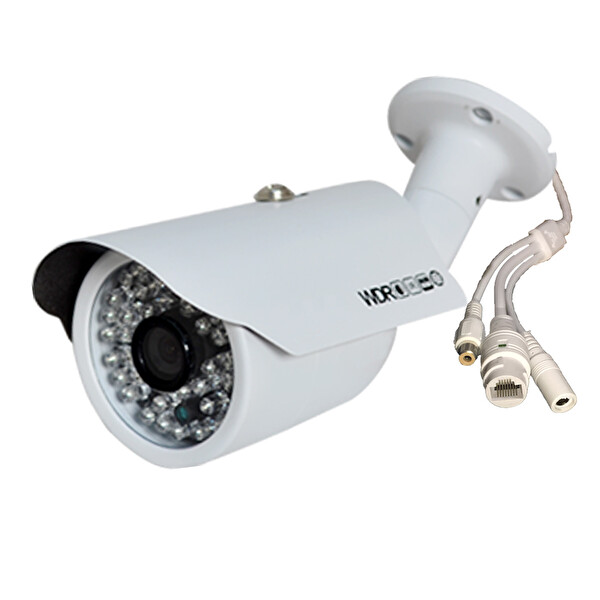 Bises 3'lü 500 GB HDD Daha Fazla Kayıt 5 MP 1940p Sensör 6 Megapiksel Sony Lens Metal Kasa IP Güvenlik Kamerası Seti BS 748IP