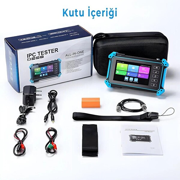 Novacom IPC5100 Plus 5.4'' IP-HD-TVI-CVI-AHD Cctv Kamera Test Cihazı