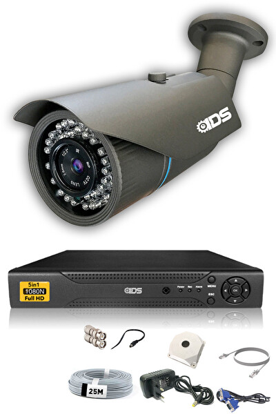 IDS 1 Kameralı 5 MP Sony Lensli 1080p Full HD Hard Disksiz Güvenlik Kamerası Sistemi DS-2073HD-SET1-NOHDD