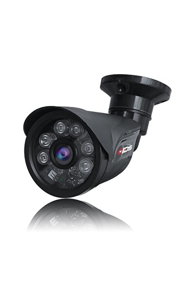 IDS 5mp Sony Lensli 1080p 6 Atom LED Su Geçirmez FullHD Gece Görüşlü Güvenlik Kamerası DS-2015HD-BLACK