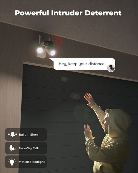 Reolink Projektör Kamerası 4K Çift Lensli Kablolu Wi-Fi Güvenlik Kamerası B0BJZYK5BF