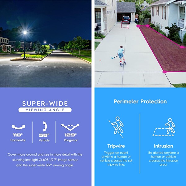 Amcrest 5 MP Siyah IP POE AI Kamera B0BVGG67K7