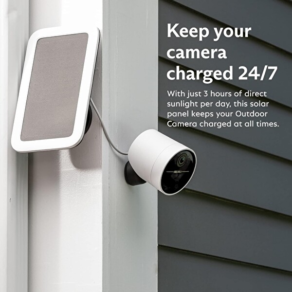 SimpliSafe Dış Mekan Güvenlik Kamerası İçin Güneş Paneli
