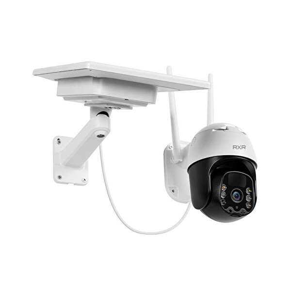 RXR C10 4G Sim Kartlı Pilli Solar Dış Ortam 355 Derece Hareket Kontrollü Güvenlik Kamerası