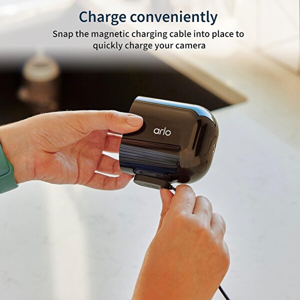 Arlo Pro 5S 2K Spot Işığı Kamerası Siyah Güvenlik Kamerası 1 Paket