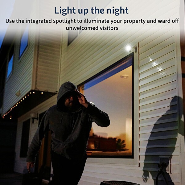 Arlo Pro 5S 2K Spot Işığı Kamerası Siyah Güvenlik Kamerası 1 Paket